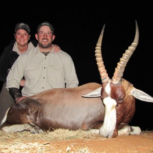Blesbok hunted with Hartzview Safaris SA