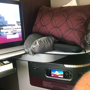 Business class flight with Qatar Airline