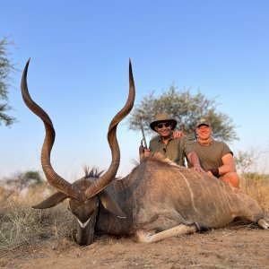 Kudu  Hunt Kalahari South Africa