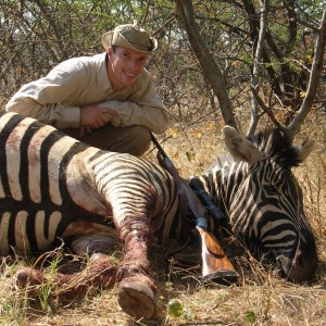 Burchell Zebra Hunting in Namibia