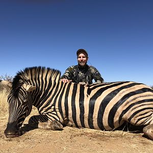 Namibia Hunting Burchell's Plain Zebra