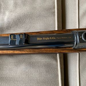 John Rigby & Co 416 Rigby rifle on a Double Square Bridge Magnum Mauser Action