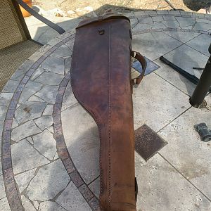 Leather Shotgun case for Parker Shotgun