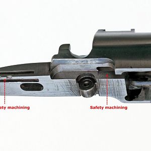 Original Mauser side safety of a late '30 action