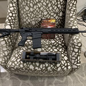 Savage Hunter AR10 Rifle chambered in 338 Federal