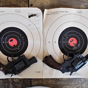 Smith& Wesson 38 Special Revolver Range Shots