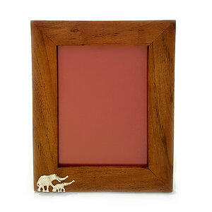 Picture Frame Plated Silver & Rhodesian Teak from African Sporting Creations