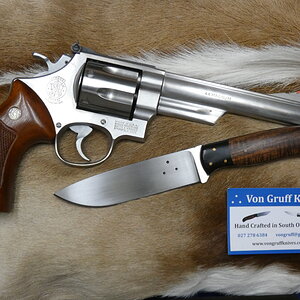 44 Magnum Handgun & Von Guff Knife