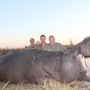 Hippo Hunting Caprivi Namibia