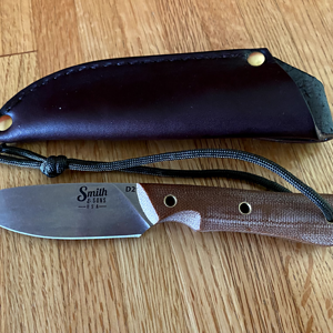 Smith & Sons Brave Natural Micarta Scales Knife