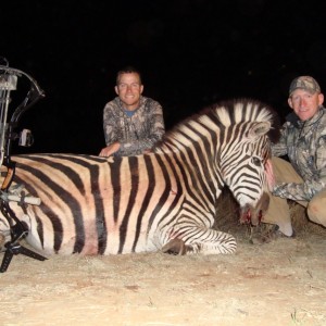 Bowhunting Zebra