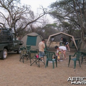 Camping with the kids Savanna hunting safaris