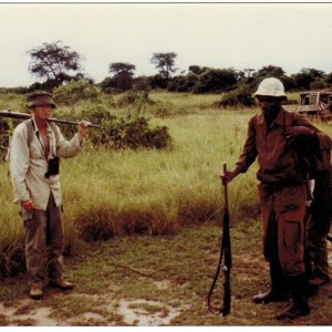 Hunting in the south of Ouganda