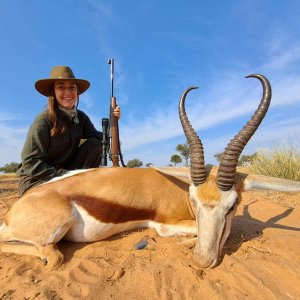 Springbok Hunting Kalahari South Africa