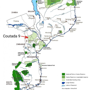 Coutada Map Mozambique