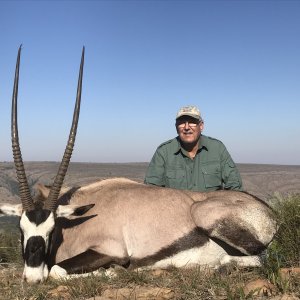 Female Gemsbok Hunt South Africa