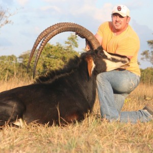 47 7/8 inch Monster Sable hunted in Zambia