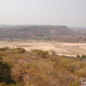 View from Munyuli camp in the Omay Zimbabwe