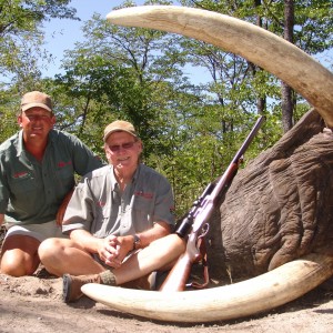 84 Pound Elephant Taken in Botswana