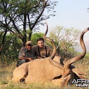 63 AND 6/8 inch kudu taken with Savanna hunting safaris.UDU
