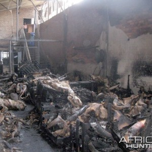 Fire at Trophy Warehouse in Zimbabwe Bulawayo