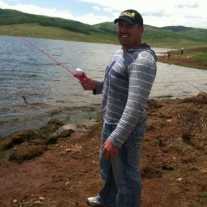 Me fishing in Utah in one of AH caps last week