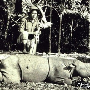 Rhino hunting