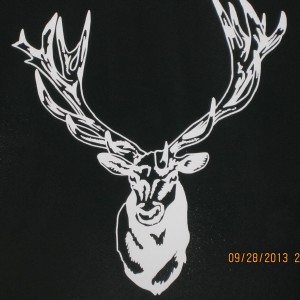 Red Stag Decal Stickers