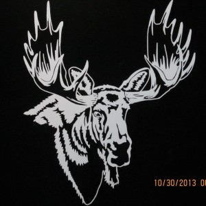 Moose Decal Stickers