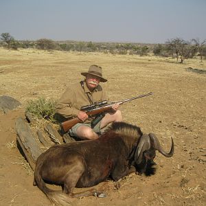 Hunt Black Wildebeest Namibia