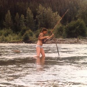 Wilderness river crossing 1980