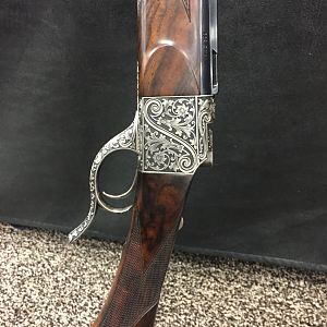 Verney-Carron Single Shot 223 Rifle with special engraving
