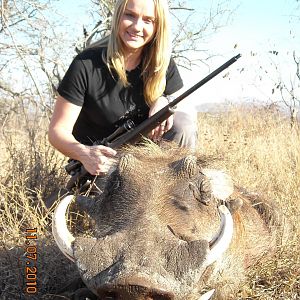 My wife with her Warthog