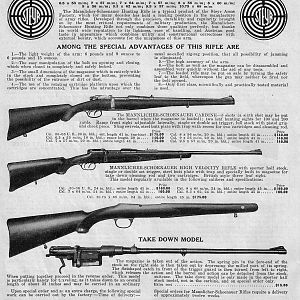 Pages 50 of the 1939 Stoeger Catalog. Stoeger