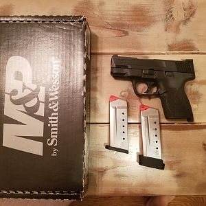 S&W Shield 45 Pistol With Night Sights & Holster