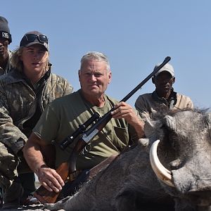 Hunting Warthog in Botswana