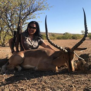 Hunting Impala in Namibia