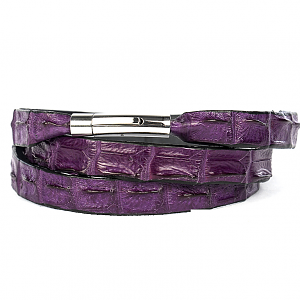 Crocodile Leather Wrap Around Bracelet from African Sporting Creations