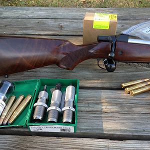 CZ550 Rifle in .500 Jeffery With Dies, Brass, Bullets