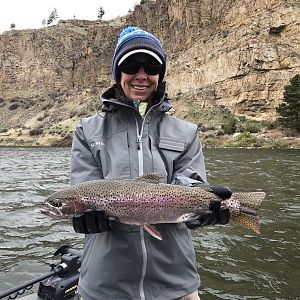 Fishing Rainbow Trout in USA