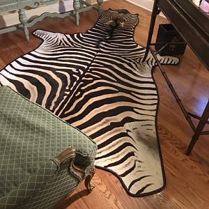 Burchell's Plain Zebra Rug