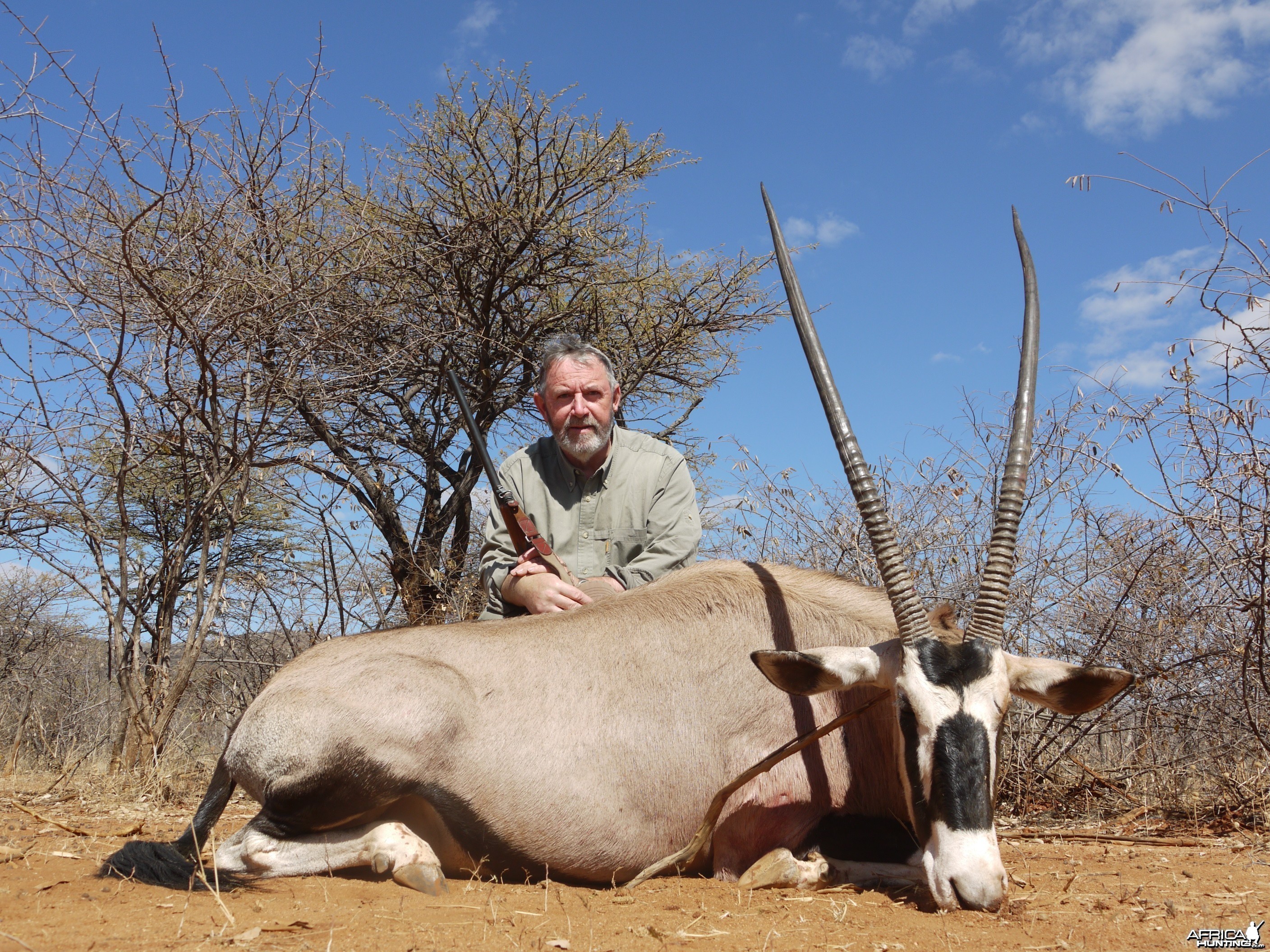 Hunting Gemsbok in Namibia