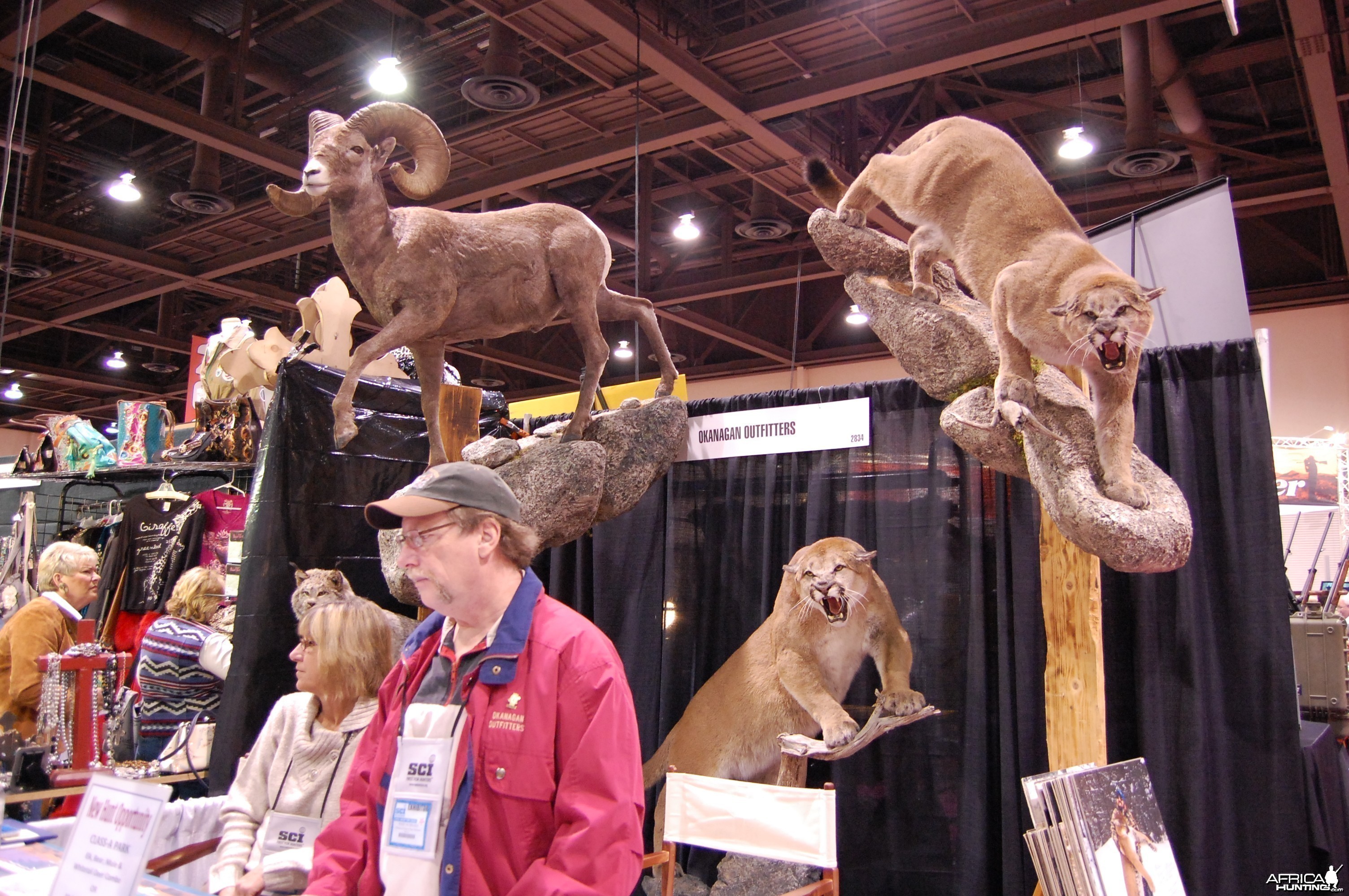 Taxidermy at Safari Club International Convention