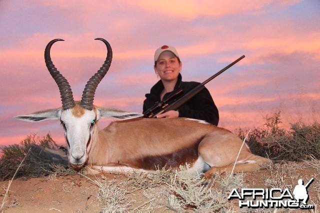 My wifes awesome springbok