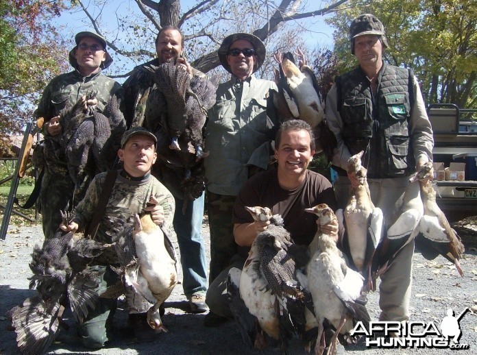 Bird hunting with Savanna Hunting Safaris