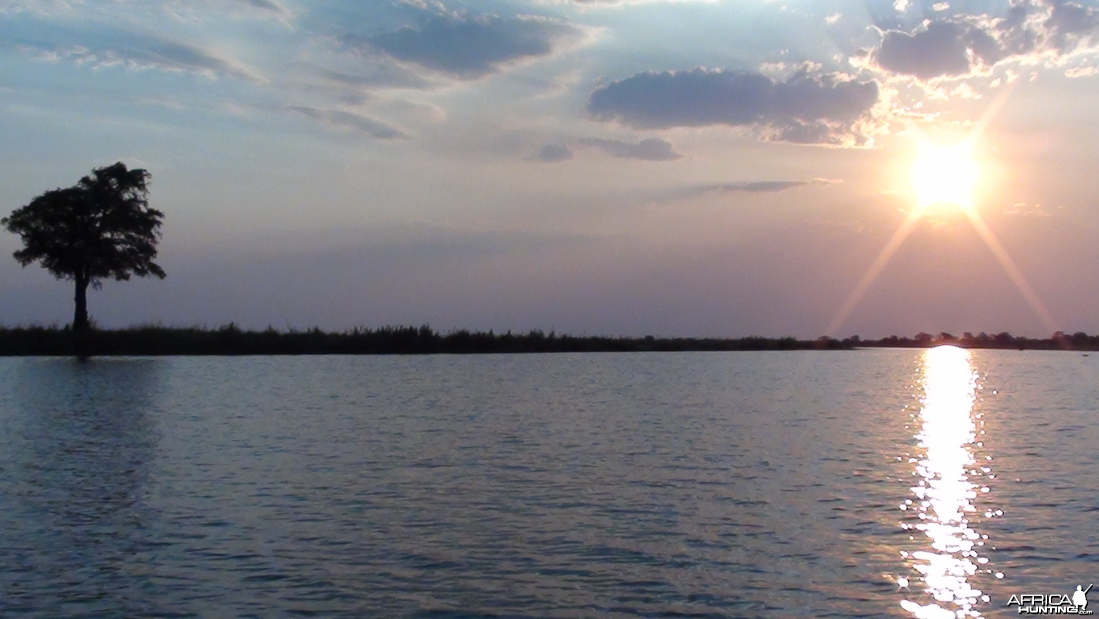 Sunset Caprivi Namibia