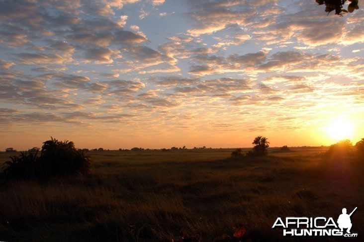 Sunset in Zambia