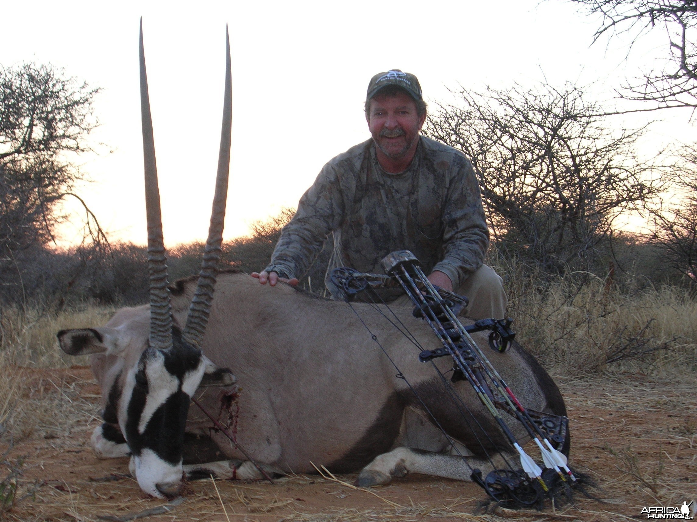 Bowhunting Gemsbok in Namibia