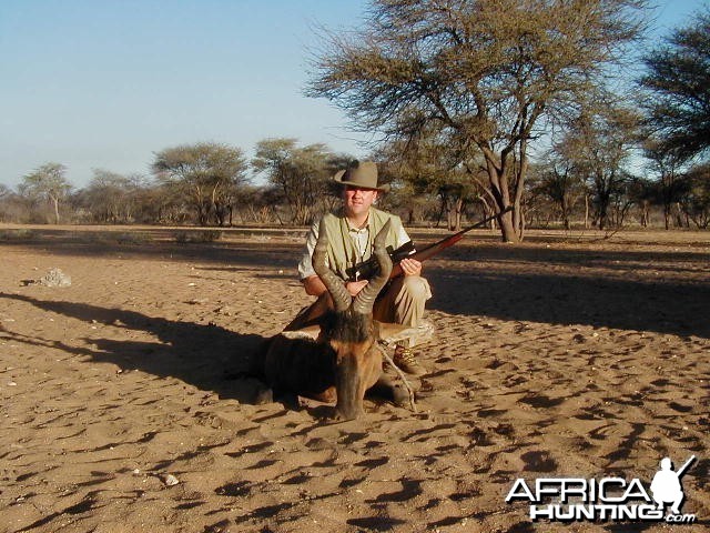 Hunting Red Hartebeest in Namibia