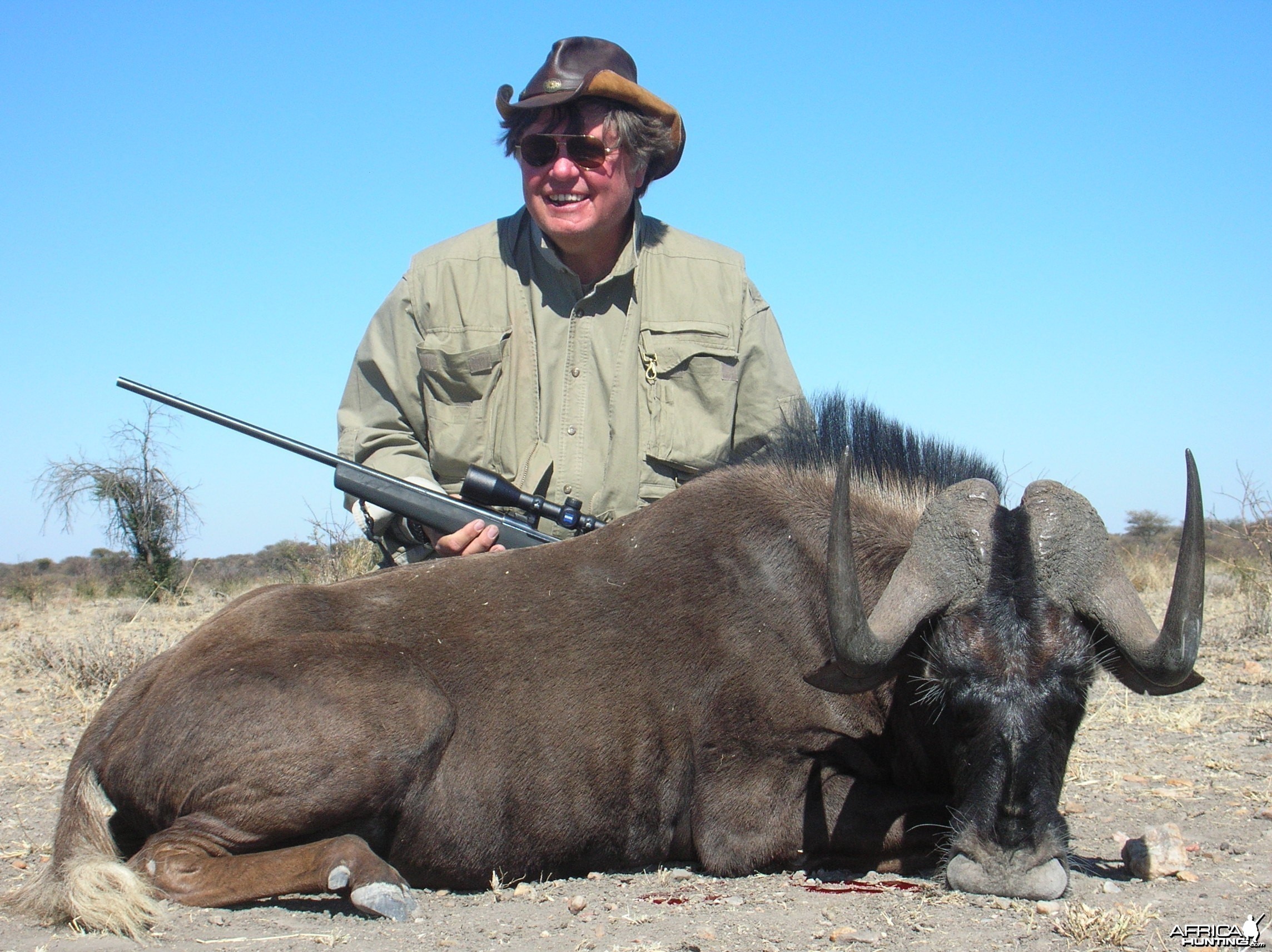 Hunting Black Wildebeest in Namibia